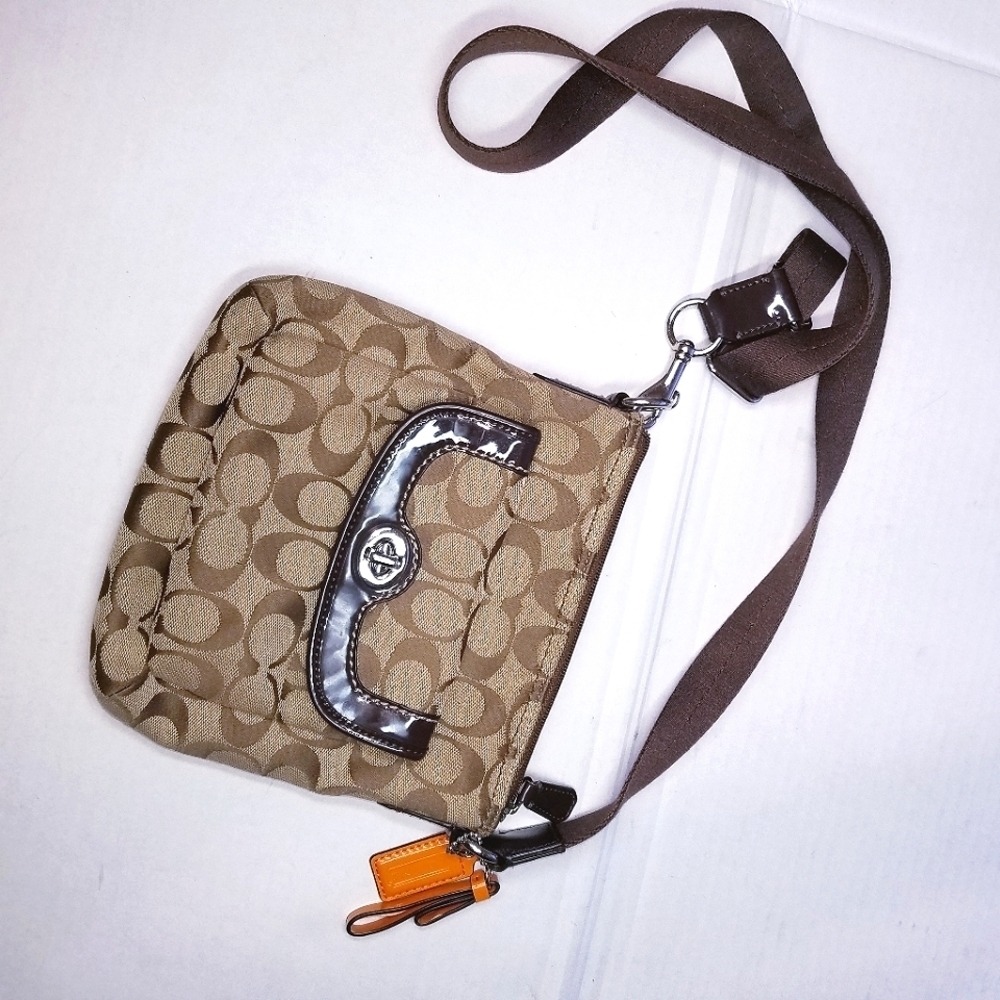 🌸 Coach / Signature crossbody bag - Picture 3 of 8